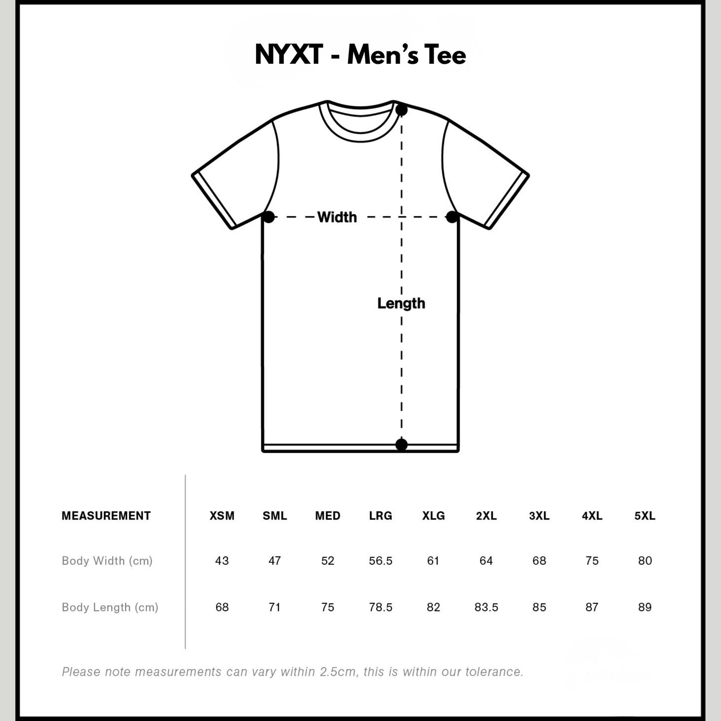 NYXT Tee Mens – 25-Hour Drop