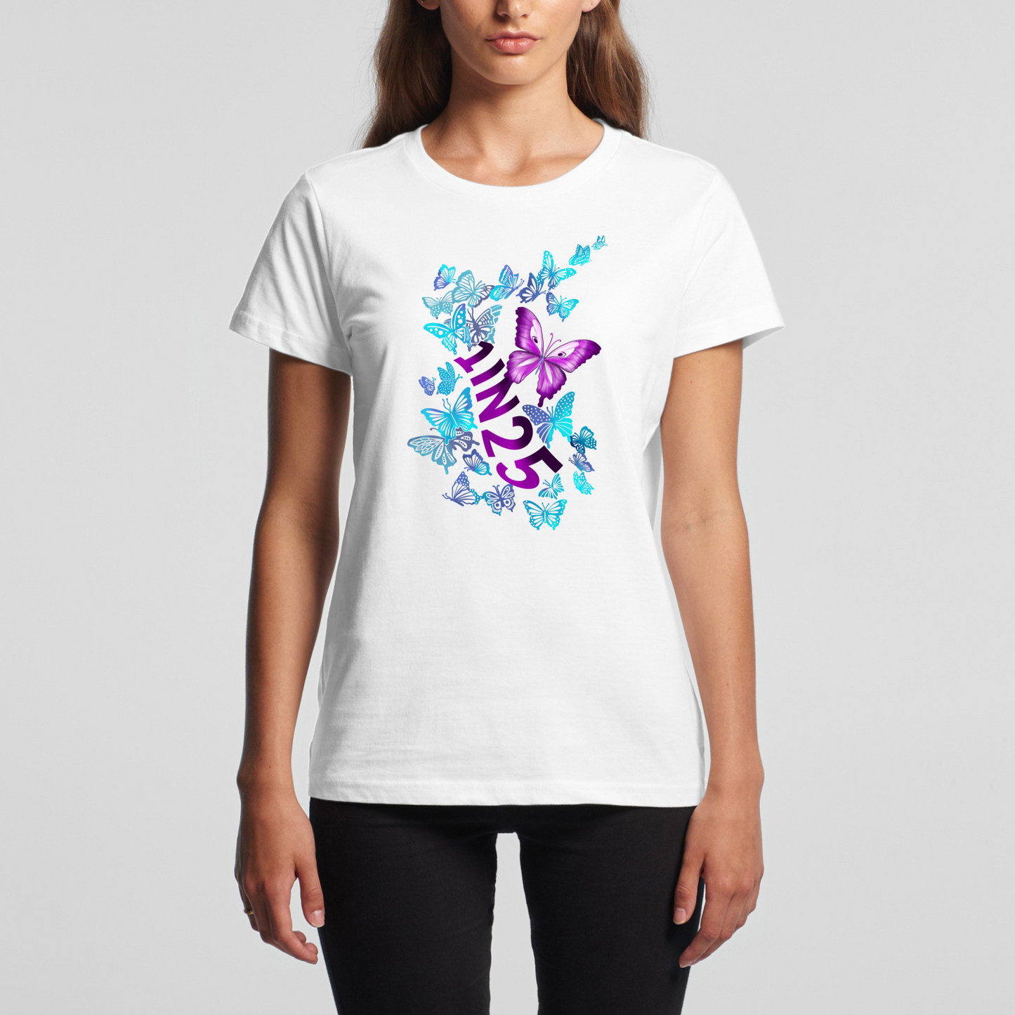 1IN25 Butterfly Tee - Womens