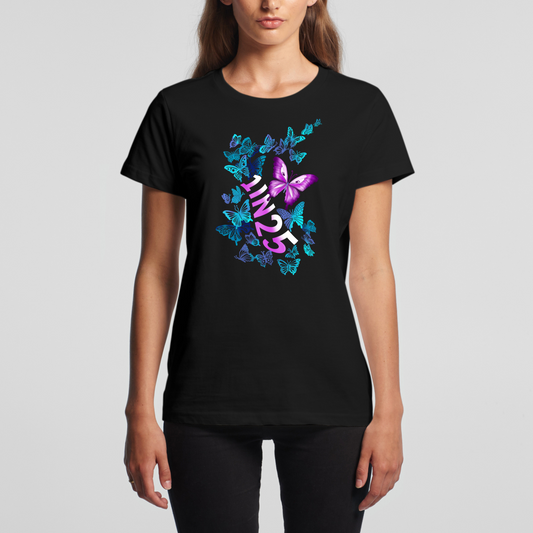 1IN25 Butterfly Tee - Womens