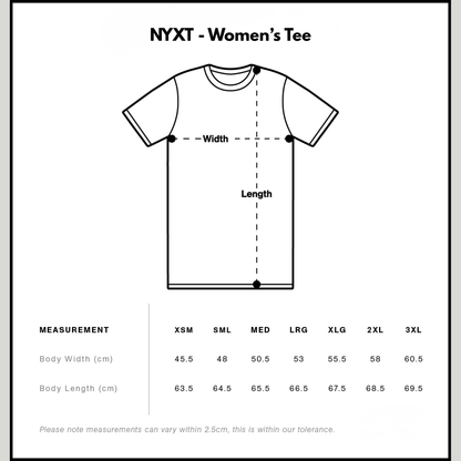 NYXT Tee Womens – 25-Hour Drop