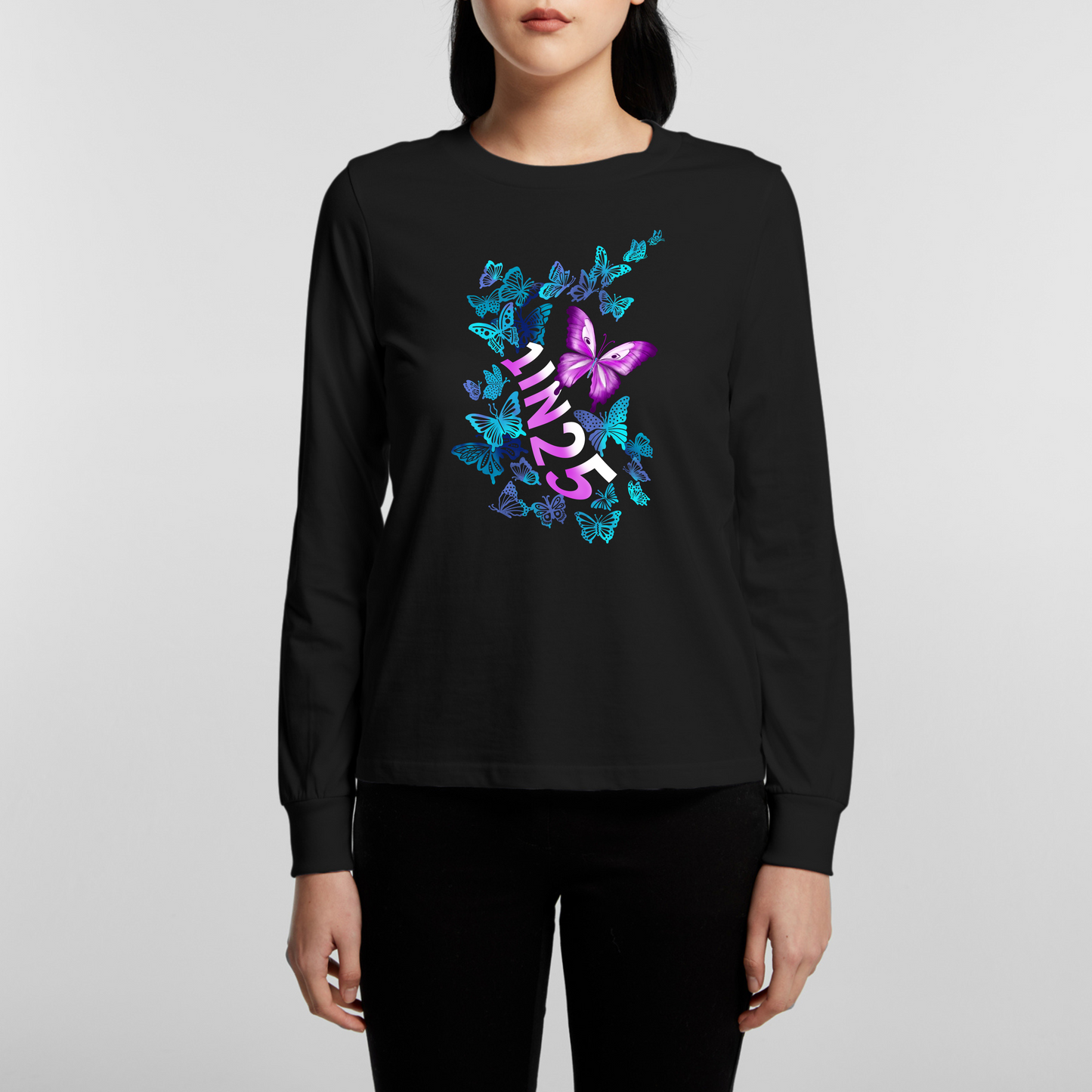 1IN25 Butterfly Long Sleeves - Women